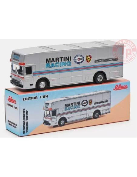 MERCEDES-BENZ-RENNTRANSPORTER MARTINI RACING-SILVER 1/64 SCHUCO 45 202 7400 ALTRE MARCHE