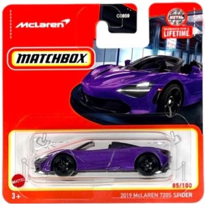 2019 MCLAREN 720S SPIDER 1/64 MATCHBOX HVP15 MATCHBOX