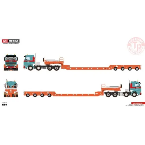 SCANIA 3 SERIES 8X4 SCHEUERLE INTERCOMBI GRUBER WSI 01-4302 WSI MODELS