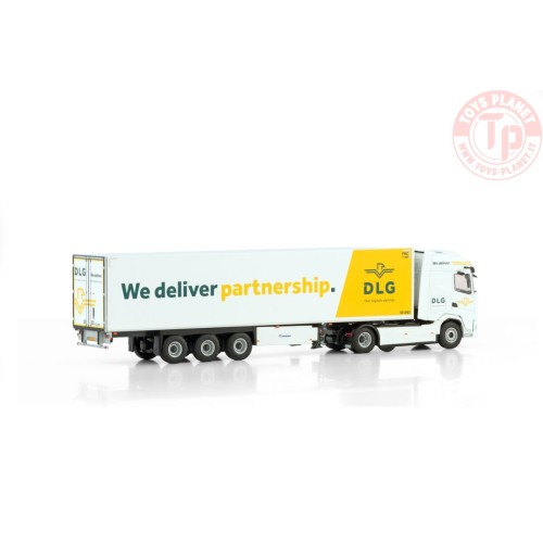 DAF XG 6X2 MIDLIFT AXLE REEFER TRAILER - 3 AXLE DLG Logistics WSI 01-4339 WSI MODELS