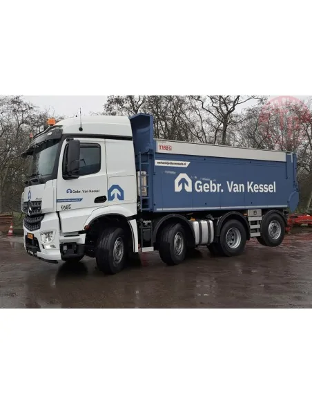 MERCEDES-BENZ ACTROS MP4 2.300MM STREAM SPACE 8X2 TAG AXLE TIPPER TRUCK GEBR. VAN KESSEL WSI 01-4295 WSI MODELS MERCEDES-BENZ ACTROS MP4 2.300MM STREAM SPACE 8X2 TAG AXLE TIPPER TRUCK GEBR. VAN KESSEL WSI 01-4295 WSI MODELS