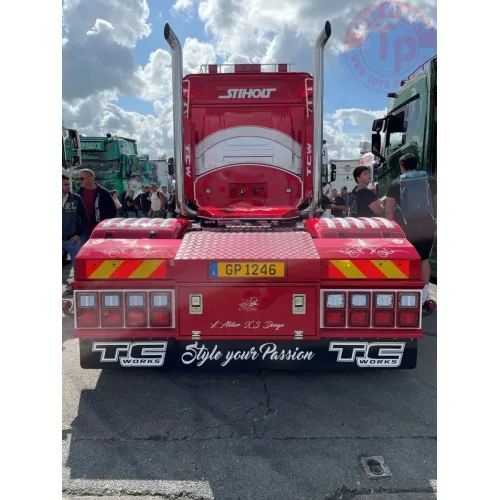 SCANIA R NORMAL CR20N 4X2 VOLUME TRAILER - 3 AXLE PIERRARD WSI 01-4316 WSI MODELS