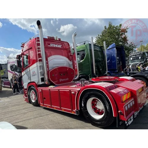 SCANIA R NORMAL CR20N 4X2 VOLUME TRAILER - 3 AXLE PIERRARD WSI 01-4316 WSI MODELS