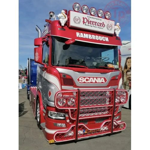 SCANIA R NORMAL CR20N 4X2 VOLUME TRAILER - 3 AXLE PIERRARD WSI 01-4316 WSI MODELS