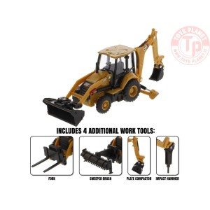 CAT 420 XE backhoe loader 1:64 DIECAST MASTERS 85765 ALTRE MARCHE