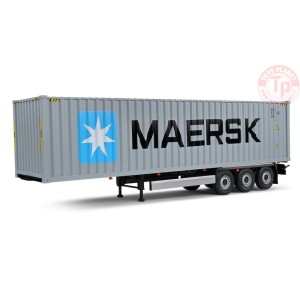 CONTAINER TRAILER TRUCK CMA CGM BLUE 1:24 SL2400505 SOLIDO