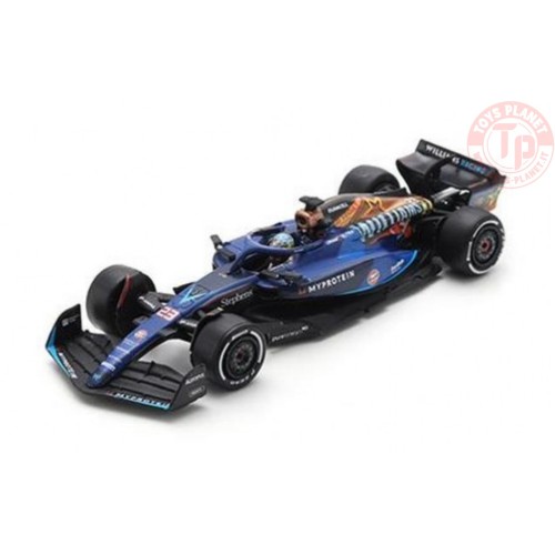 WILLIAMS F1 FW45 N.23 LAS VEGAS GP 2023 ALEX ALBON 1:64 SPARK Y355 SPARK 1:64