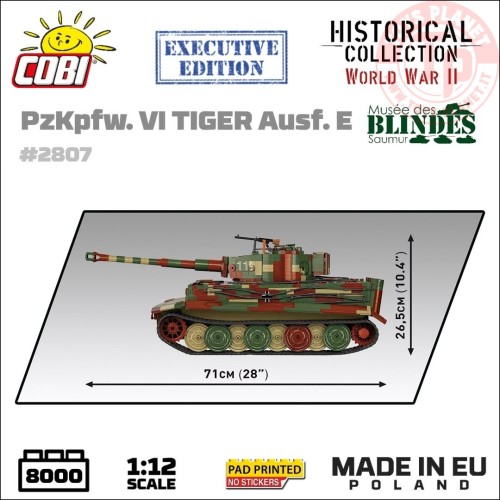 PzKpfw. VI TIGER 2 in 1 COBI 2807 COBI