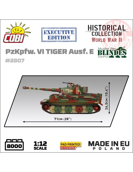 PzKpfw. VI TIGER 2 in 1 COBI 2807 COBI