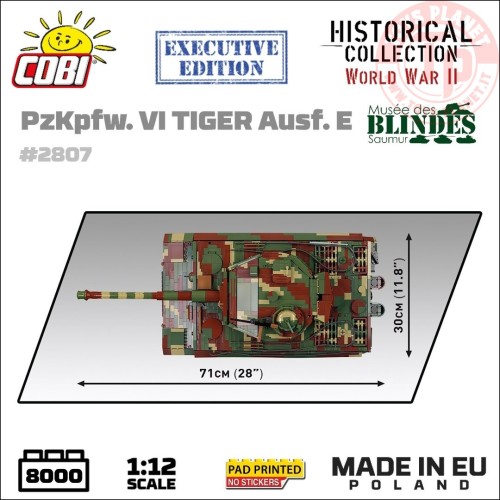 PzKpfw. VI TIGER 2 in 1 COBI 2807 COBI