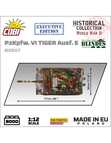 PzKpfw. VI TIGER 2 in 1 COBI 2807 COBI