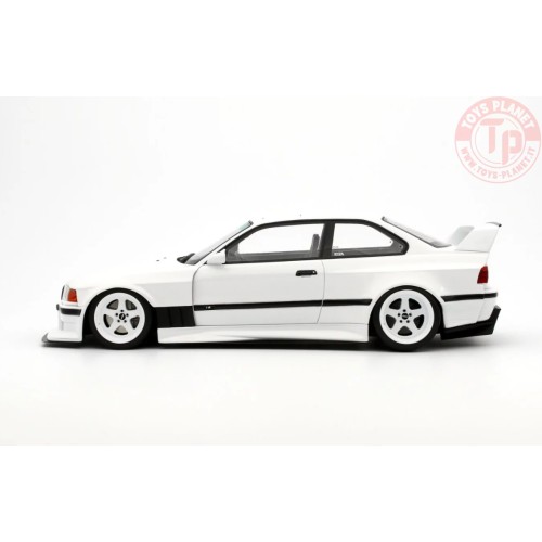 BMW E36 KHYZYL SALEEM ALPINE WHITE 300 2022 1:18 OT1051 OTTOMOBILE