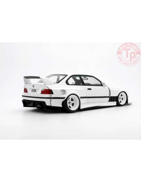 BMW E36 KHYZYL SALEEM ALPINE WHITE 300 2022 1:18 OT1051 OTTOMOBILE