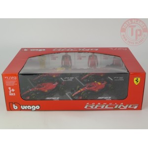 Set f1 team ferrari season 2022-2023 Sainz Leclerc 1:43 BURAGO 36848 BURAGO