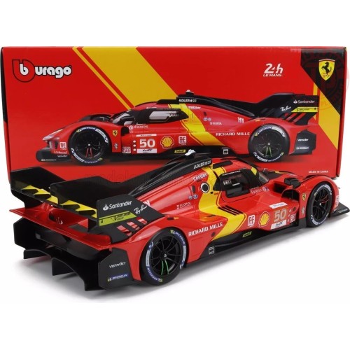 FERRARI 499P 3.0 TURBO V6 N50 Le Mans Pole 1:18 BU16301-50 BURAGO