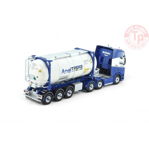 Scania Next Gen R-serie Highline met swap tankcontainer Aneltrans TEKNO 85749 TEKNO