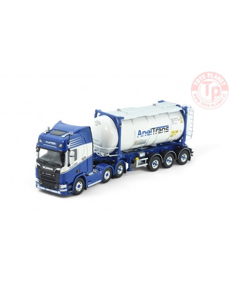 Scania Next Gen R-serie Highline met swap tankcontainer Aneltrans TEKNO 85749 TEKNO