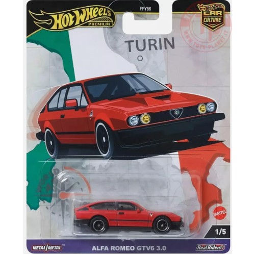 ALFA ROMEO GTV6 3.0 1/64 HOT WHEELS HRV80 HOT WHEELS