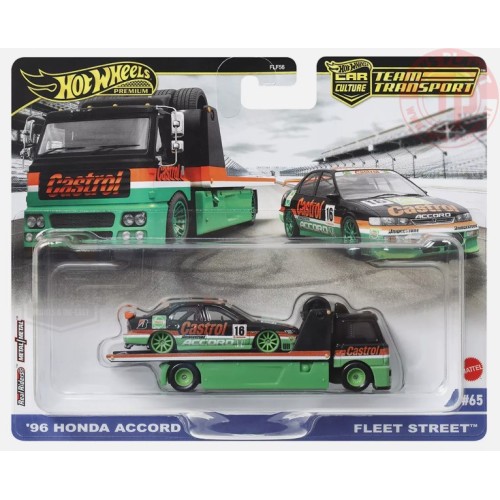 '96 HONDA ACCORD-FLEET STREET 1/64 HOT WHEELS HRV46 HOT WHEELS
