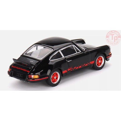 PORSCHE 911 CARRERA RS 2.7-BLACK WITH RED LIVERY 1/64 MGT00688-L Mini Gt