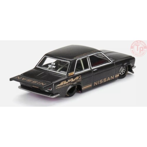 DATSUN 510 PRO STREET FULL CARBON V1-BLACK 1/64 KHMG110 Mini Gt