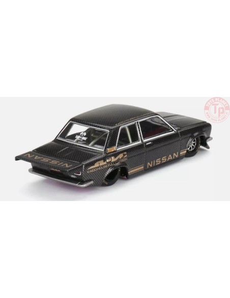 DATSUN 510 PRO STREET FULL CARBON V1-BLACK 1/64 KHMG110 Mini Gt