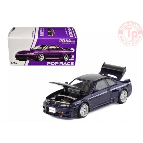 GTR NISMO 400R-MIDNIGHT PURPLE 1/64 PR64-51 POP RACE