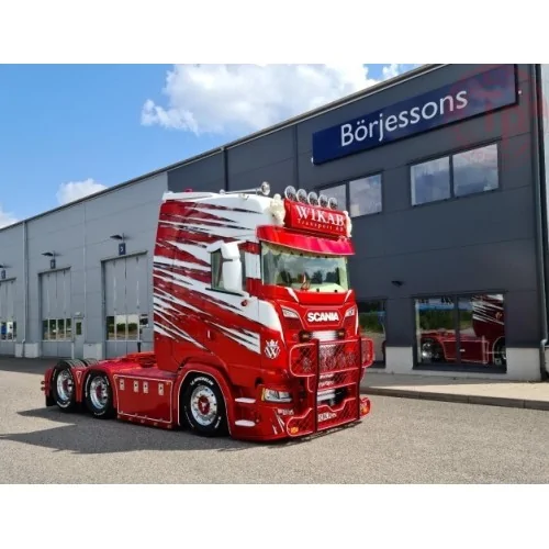 Scania Next Gen S-serie Highline 6x2 sleepas met koeltrailer Wikab TEKNO 83784 TEKNO