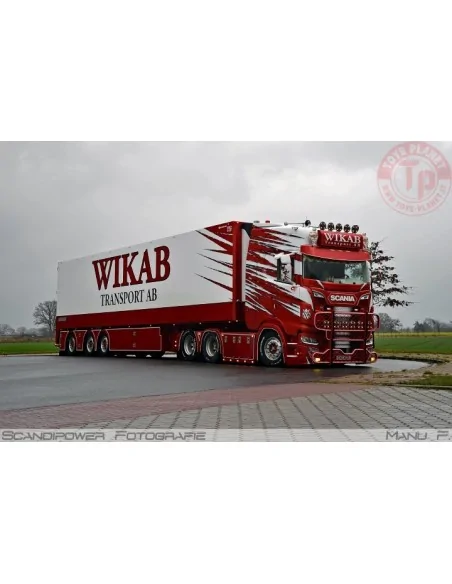 Scania Next Gen S-serie Highline 6x2 sleepas met koeltrailer Wikab TEKNO 83784 TEKNO Scania Next Gen S-serie Highline 6x2 sleepas met koeltrailer Wikab TEKNO 83784 TEKNO