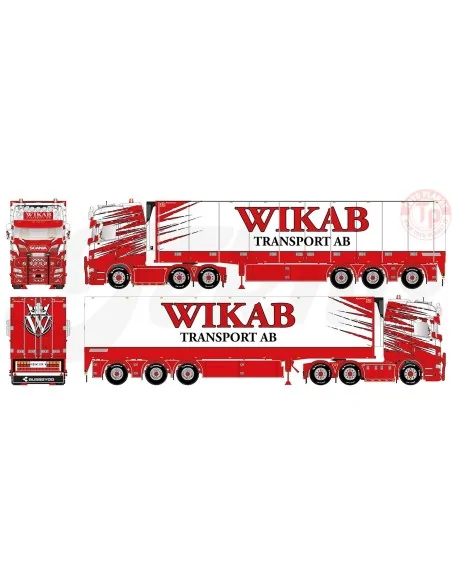 Scania Next Gen S-serie Highline 6x2 sleepas met koeltrailer Wikab TEKNO 83784 TEKNO Scania Next Gen S-serie Highline 6x2 sleepas met koeltrailer Wikab TEKNO 83784 TEKNO