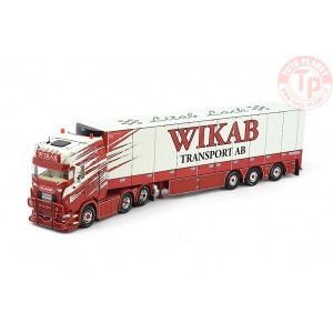 Scania Next Gen S-serie Highline 6x2 sleepas met koeltrailer Wikab TEKNO 83784 TEKNO