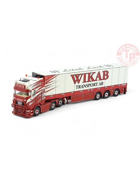 Scania Next Gen S-serie Highline 6x2 sleepas met koeltrailer Wikab TEKNO 83784 TEKNO