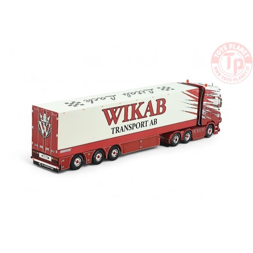 Scania Next Gen S-serie Highline 6x2 sleepas met koeltrailer Wikab TEKNO 83784 TEKNO