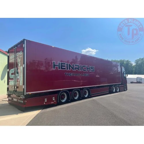 Scania Next Gen sleepas met 3-assige koeloplegger Heinrichs TEKNO 85147 TEKNO