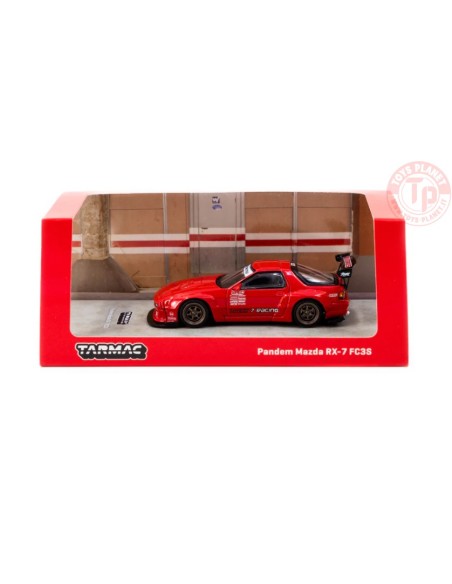 PANDEM MAZDA RX-7 FC3S-RED 1/64 T64R-066-RE TARMAC WORKS