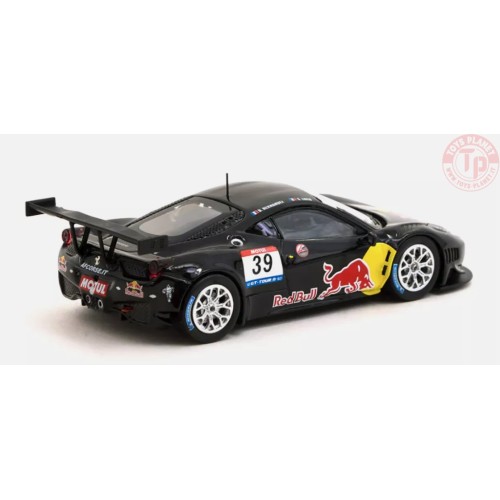 FERRARI 458 ITALIA GT3 2011 GT TOUR 2011-S.LOEB/B.HERNANDEZ-BLACK 1/64 T64-073-11GTT39 TARMAC WORKS