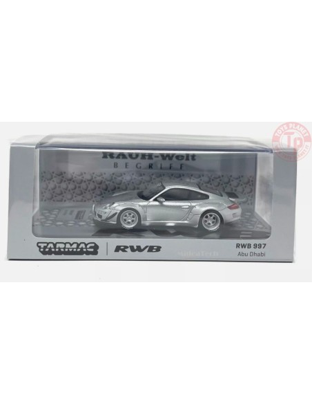 PORSCHE RWB 997 ABU DHABI-SILVER 1/64 T64-057-AB TARMAC WORKS