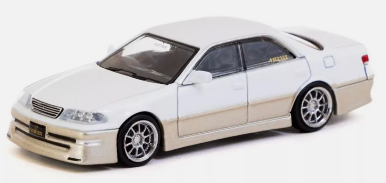T64G-024-WH VERTEX TOYOTA MARK II JZX100-WHITE METALLIC 1/64 18,00