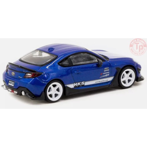 HKS TOYOTA GR86-BLUE METALLIC 1/64 T64G-038-BL TARMAC WORKS