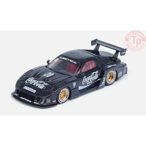 MAZDA RX7 (FD3S) LB-SUPER SILHOUETTE-BLACK 1/64 IN64-LBWK-RX7-01 INNO MODELS