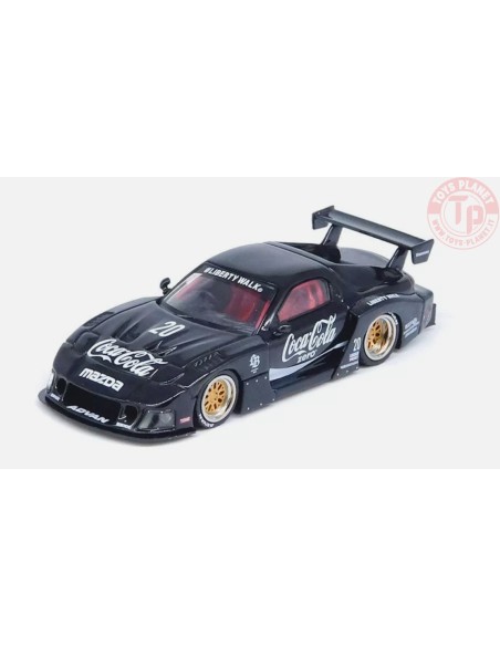 MAZDA RX7 (FD3S) LB-SUPER SILHOUETTE-BLACK 1/64 IN64-LBWK-RX7-01 INNO MODELS