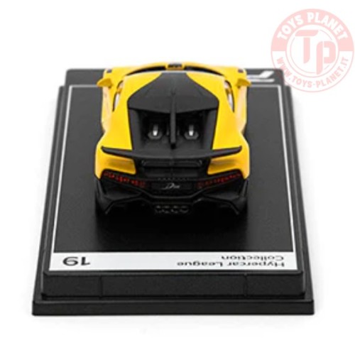 BUGATTI DIVO-YELLOW 1/64 KTH19 POSTERCARS