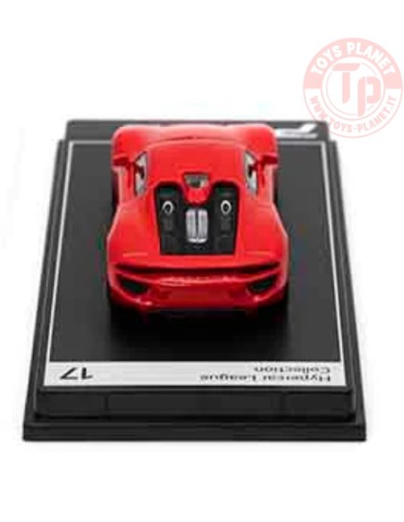 PORSCHE 918 SPYDER-RED 1/64 KTH17 POSTERCARS