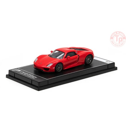 PORSCHE 918 SPYDER-RED 1/64 KTH17 POSTERCARS
