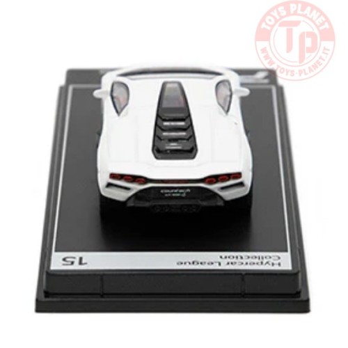LAMBORGHINI COUNTACH LPI 800-4-WHITE 1/64 KTH15 POSTERCARS