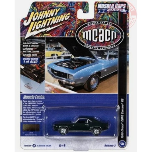1969 CHEVY COPO CAMARO RS 1/64 JL 2079 JOHNNY LIGHTNING 1:64