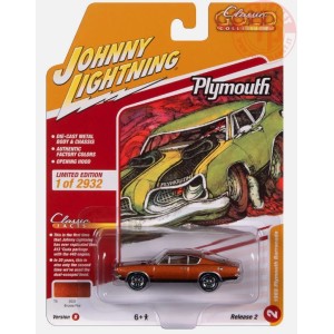 1969 PLYMOUTH BARRACUDA 1/64 JL 2031 JOHNNY LIGHTNING 1:64