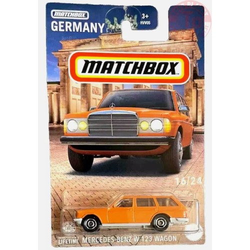MERCEDES-BENZ W 123 WAGON 1/64 MATCHBOX HVV36 MATCHBOX