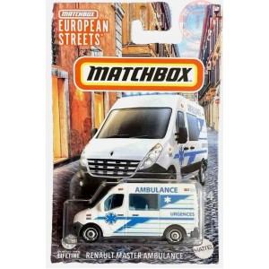 RENAULT MASTER AMBULANCE 1/64 MATCHBOX HVV43 MATCHBOX