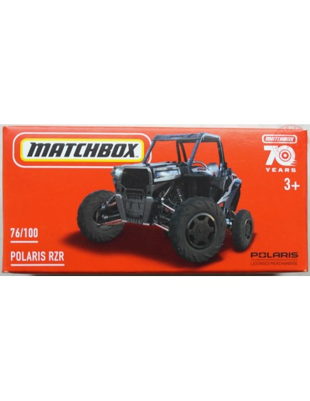 POLARIS RZR 1/64 MATCHBOX HLF27 MATCHBOX